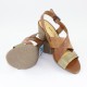Sandale piele naturala dama maro multicolor Marco Tozzi 2-28355-22-MuscatAC