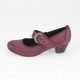 Pantofi piele naturala dama violet Marco Tozzi toc mic 2-24307-29-VinoAntic