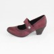 Pantofi piele naturala dama violet Marco Tozzi toc mic 2-24417-29-VinoAntic