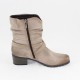 Ghete piele naturala dama bej Marco Tozzi iarna 2-25343-27-Taupe