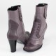 Ghete piele naturala dama gri violet Nike Invest iarna G264-VioletGri