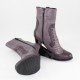 Ghete piele naturala dama gri violet Nike Invest iarna G264-VioletGri