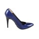 Pantofi piele naturala dama bleumarin Nike Invest toc inalt M15-BLSIF