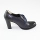 Pantofi piele naturala dama negru bleumarin Nike Invest toc inalt M345-NBoxB2