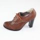 Pantofi piele naturala dama maro Nike Invest toc inalt M354-MAp1