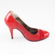 Pantofi piele naturala dama rosu Nike Invest toc inalt M420-R-L-B