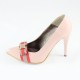 Pantofi piele intoarsa dama roz Nike Invest toc inalt M427-Roz-B