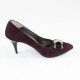 Pantofi piele intoarsa dama violet Nike Invest toc inalt M427-Gre-B