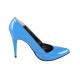 Pantofi piele naturala dama albastru Nike Invest toc inalt M510-B26