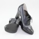 Pantofi piele naturala dama negru albastru Nike Invest toc inalt M531-NBoxB2