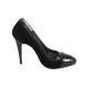 Pantofi piele naturala dama negru Nike Invest toc inalt M599-NPBoxB