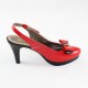Pantofi piele naturala dama rosu Nike Invest toc mediu S469-RosuL