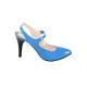 Pantofi piele naturala dama albastru Nike Invest toc inalt S612-B26