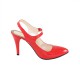 Pantofi piele naturala dama rosu Nike Invest toc inalt S612-RL