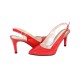 Pantofi piele naturala dama rosu Nike Invest toc mediu S620-RL