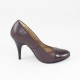 Pantofi piele naturala dama violet Nike Invest toc inalt M129-GRE