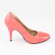 Pantofi piele naturala dama roz Nike Invest toc inalt M129-ORB