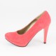 Pantofi piele intoarsa dama roz Nike Invest toc inalt M137-ORB