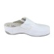 Saboti piele naturala dama alb Dr. Batz medicinali FC10-White