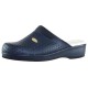 Saboti piele naturala bleumarin Scholl medicinali F20002-1040-370-Clog-Black-Guard-Navy-Blue