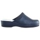 Saboti piele naturala bleumarin Scholl medicinali F20002-1040-370-Clog-Black-Guard-Navy-Blue