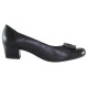 Pantofi piele naturala dama negru Ara shoes toc mic 12-35859-Black