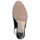 Pantofi piele naturala dama negru Arco shoes toc mediu 609-Negru