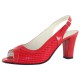 Pantofi piele naturala dama rosu Arco shoes toc mediu 609-Rosu