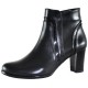 Botine piele naturala dama elegante negru Arco shoes CF-818-Negru