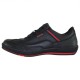 Pantofi piele naturala sport barbati negru rosu Bit Bontimes B7706Ripon-Negru-Rosu