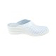 Saboti piele naturala dama alb Daco shoes medicinali 591-Alb