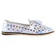 Pantofi piele naturala dama albastru multicolor Dogati shoes confort 526-50-Multicolor