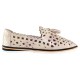Pantofi piele naturala dama bej multicolor Dogati shoes confort 526-51-Bej