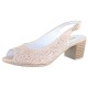 Pantofi piele naturala dama roz Dogati shoes toc mic 803-10-Pudra