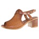 Sandale piele naturala dama maro Dogati shoes 817-Camel