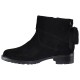 Ghete piele intoarsa dama negru Elvis iarna 432-2-Nero