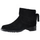 Ghete piele intoarsa dama negru Elvis iarna 432-2-Nero