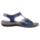 Sandale piele naturala dama bleumarin Elvis 47735-Blue