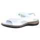 Sandale piele naturala dama alb Elvis 47737-Bianco