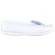 Mocasini piele naturala dama alb Formazione 9913-White