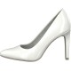 Pantofi dama alb Marco Tozzi toc inalt 2-22415-20-123-White-Patent