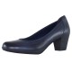 Pantofi piele naturala dama bleumarin Marco Tozzi toc mediu 2-22420-32-805-navy