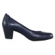 Pantofi piele naturala dama bleumarin Marco Tozzi toc mediu 2-22420-32-805-navy