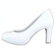 Pantofi dama alb Marco Tozzi toc mediu 2-22421-22-123-white