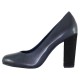 Pantofi piele naturala dama bleumarin Marco Tozzi toc inalt 2-22438-22-805-navy