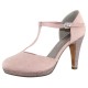 Pantofi dama roz Marco Tozzi toc inalt MT-2-24402-22-596-rose-comb