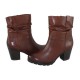 Ghete piele naturala dama maro Marco Tozzi iarna 2-25457-27-410-Cognac-Antic