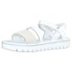 Sandale piele naturala copii fete alb Melania ME6098F9E-B
