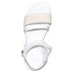 Sandale piele naturala copii fete alb Melania ME6098F9E-B
