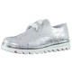 Pantofi piele naturala copii fete alb argintiu Melania ME6266F9E-B